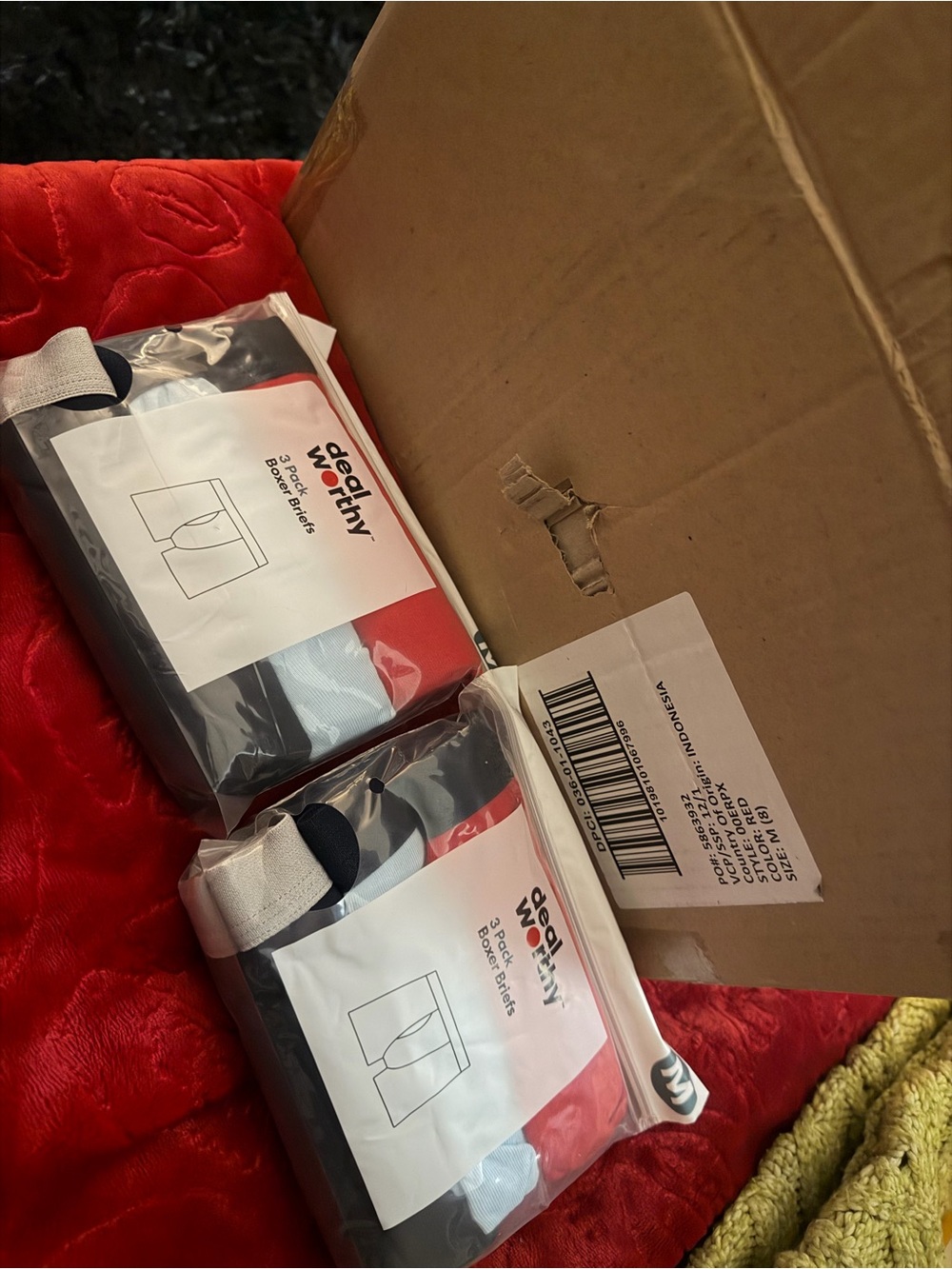 Deal Worthy  Boys  3-Pack Boxer Briefs  whole case!! 12 packs of 3. target brand